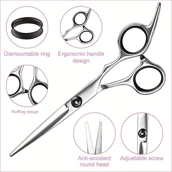 7pcs/set hair cutting scissors thinning shears professional barber sharp hair scissors hairdressing shears kit with haircut accessories in p
7pcs/set hair cutting scissors thinning shears professional barber sharp hair scissors hairdressing shears kit with haircut accessories in p