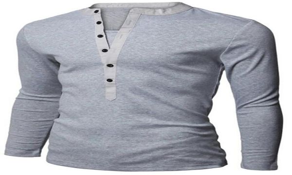 men039s henley shirt popular design tee long sleeve stylish slim fit plain tshirt button placket casual men tshirts4987318, White;black
men039s henley shirt popular design tee long sleeve stylish slim fit plain tshirt button placket casual men tshirts4987318, White;black