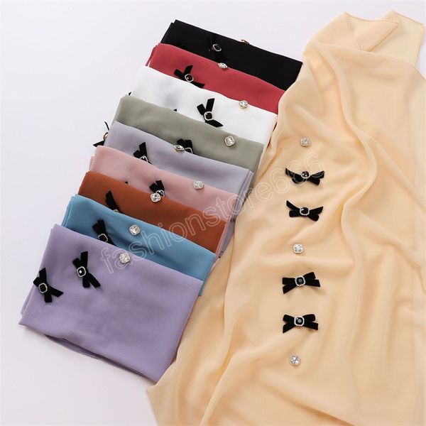 bow tie gemstone square muslim bubble chiffon hijab shawls plain solid wrap beach summer islamic ramadan snood scarves 90*90cm, Blue;gray
bow tie gemstone square muslim bubble chiffon hijab shawls plain solid wrap beach summer islamic ramadan snood scarves 90*90cm, Blue;gray