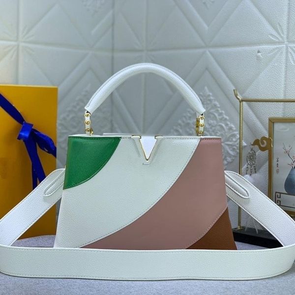 luxury tote leather designer handbag crossbody bag women's shoulder bag 3 patchwork color hand-held embossed purse 2 sizes shopping fas
luxury tote leather designer handbag crossbody bag women's shoulder bag 3 patchwork color hand-held embossed purse 2 sizes shopping fas