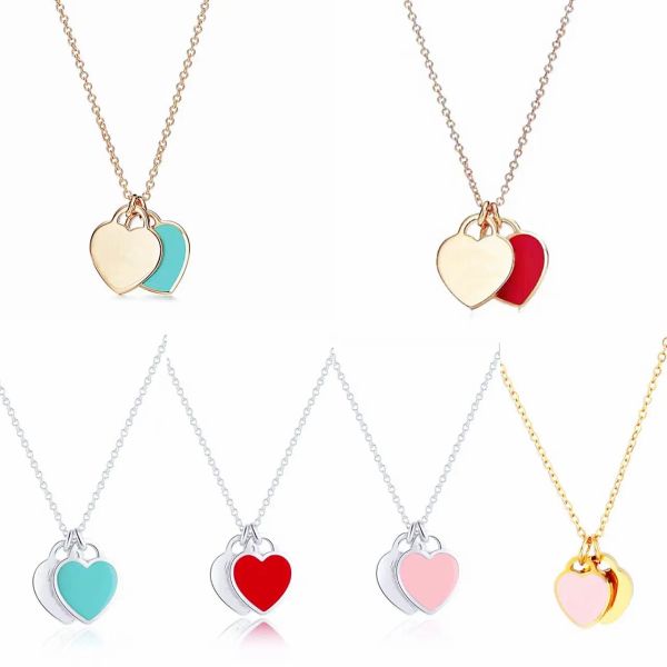 Tiff Designer Necklace Christmas Gift High end peach necklace Classic designer women's pendant 18K gold original jewelry gifts 316L stainless steel Tiff
Tiff Designer Necklace Christmas Gift High end peach necklace Classic designer women's pendant 18K gold original jewelry gifts 316L stainless steel Tiff