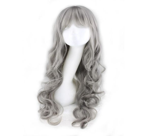 woodfestival grey wig with neat bangs long curly synthetic natural wavy wigs grandmother gray hair women4661319, Black
woodfestival grey wig with neat bangs long curly synthetic natural wavy wigs grandmother gray hair women4661319, Black