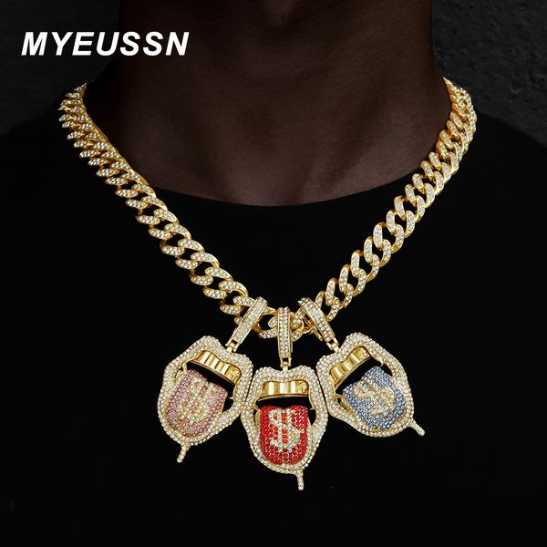 pendant necklaces hip hop drip dollar lip pendant necklace jewelry men iced out cuban link chain silver color tongue necklace pendant women
pendant necklaces hip hop drip dollar lip pendant necklace jewelry men iced out cuban link chain silver color tongue necklace pendant women