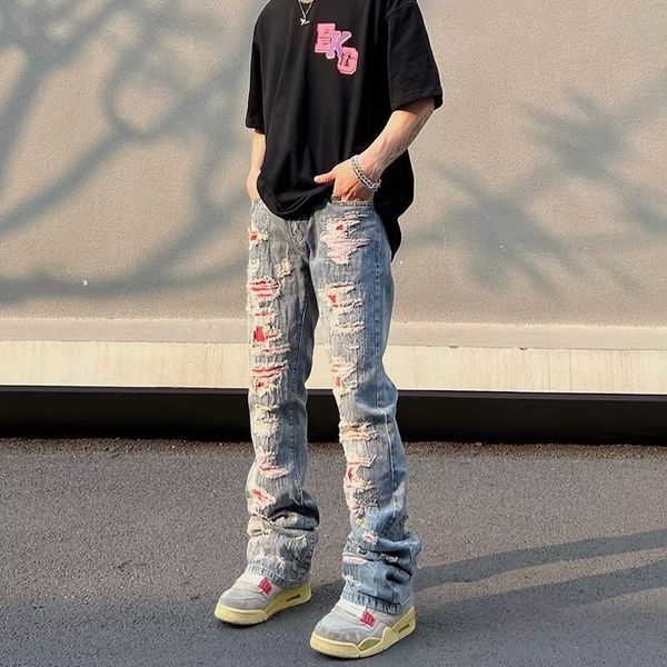mens jeans y2k men high street washed cat beard harlan patch for worn out slim fit feet pants streetwear 230808, Blue
mens jeans y2k men high street washed cat beard harlan patch for worn out slim fit feet pants streetwear 230808, Blue