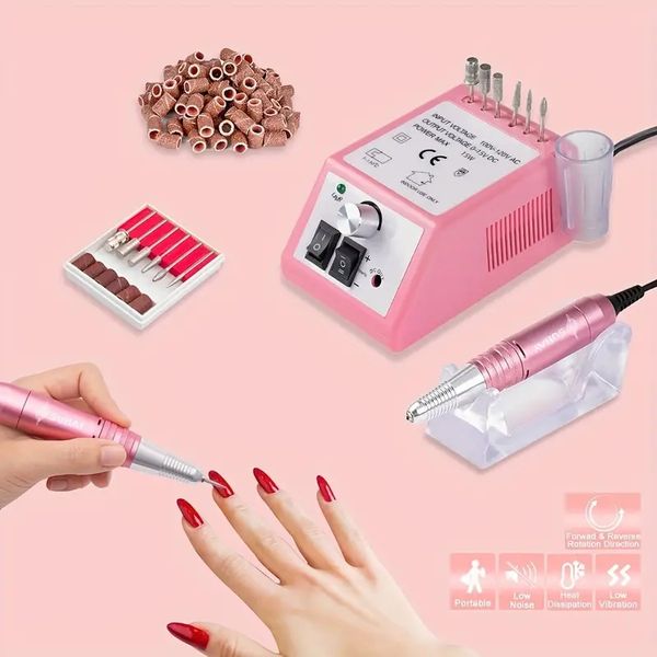 professional 30000 rpm electric nail drill kit - perfect for finger & toe nails, acrylic gel, manicure & pedicure - includes 6 drill bits &
professional 30000 rpm electric nail drill kit - perfect for finger & toe nails, acrylic gel, manicure & pedicure - includes 6 drill bits &