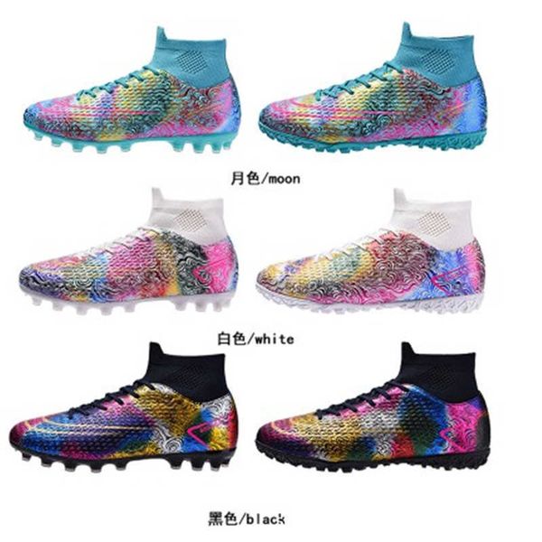 womens mens football boots fashion soccer shoes tf ag fashion sneakers youth training shoes multicolor size 35-45
womens mens football boots fashion soccer shoes tf ag fashion sneakers youth training shoes multicolor size 35-45