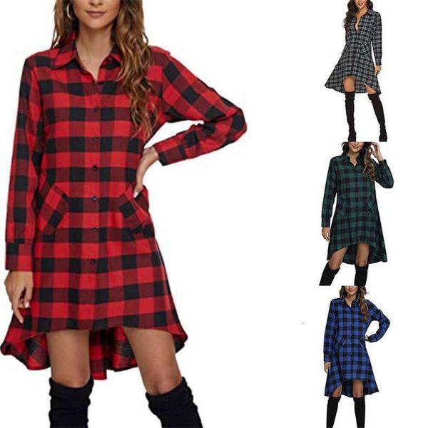 womens clothing casual shirt with irregular hems dress, Black;gray