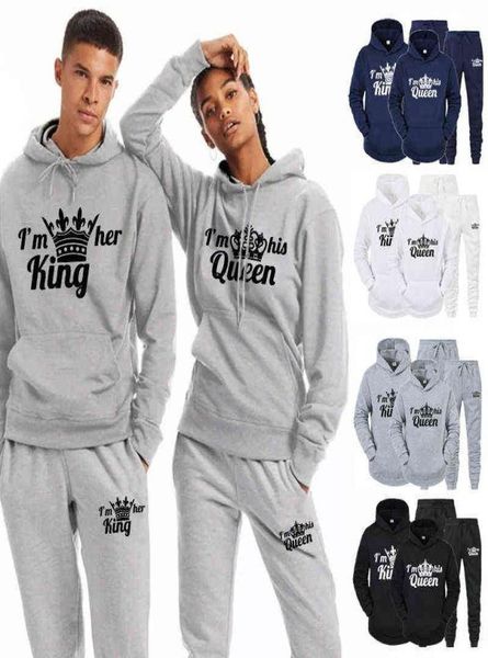 men039s tracksuits couple tracksuit king queen print casual hoodies set sweatshirt sportswear hooded pullover suits lover hoodi9763793, Gray
men039s tracksuits couple tracksuit king queen print casual hoodies set sweatshirt sportswear hooded pullover suits lover hoodi9763793, Gray