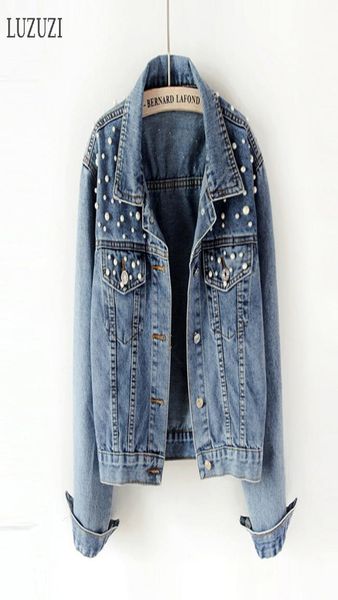 luzuzi 5xl short denim jacket female ulzzang beaded pearl loose thin casual jeans bomber jacket women spring autumn new coat cy2006541378, Black;brown
luzuzi 5xl short denim jacket female ulzzang beaded pearl loose thin casual jeans bomber jacket women spring autumn new coat cy2006541378, Black;brown