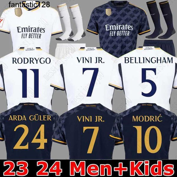 22 23 24 fans player version soccer jerseys benzema rodrgo bellingham 2023 2024 vini jr football shirt camiseta de futbol men kids women uni, White;black
22 23 24 fans player version soccer jerseys benzema rodrgo bellingham 2023 2024 vini jr football shirt camiseta de futbol men kids women uni, White;black