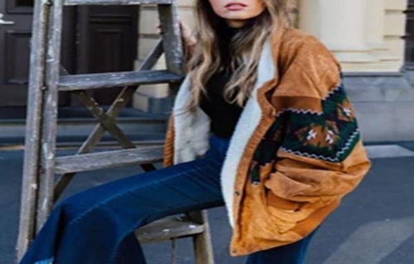striped chevron print borg collar batwing sleeve corduroy jacket o1wl43927204345695, Black;brown
striped chevron print borg collar batwing sleeve corduroy jacket o1wl43927204345695, Black;brown