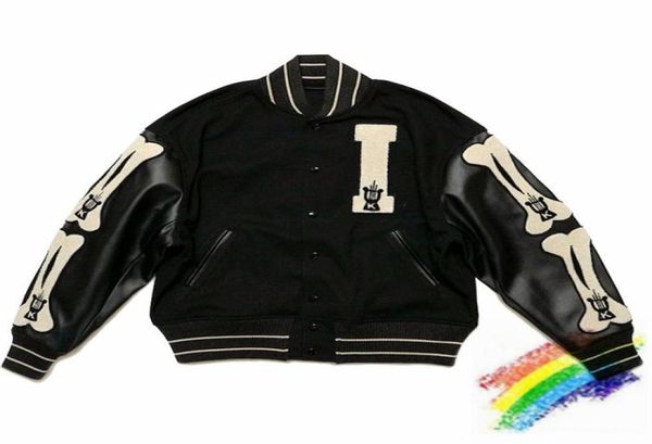 4colors baseball jacket men women 1 quality coat skin sleeve stitching embroidery jackets2708098, Black;brown
4colors baseball jacket men women 1 quality coat skin sleeve stitching embroidery jackets2708098, Black;brown