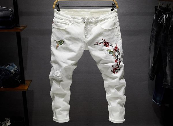 brand men jeans fashion 2018 embroidered denim jeans fit ripped tide white black blue denim trousers 38 36 34 285121710
brand men jeans fashion 2018 embroidered denim jeans fit ripped tide white black blue denim trousers 38 36 34 285121710