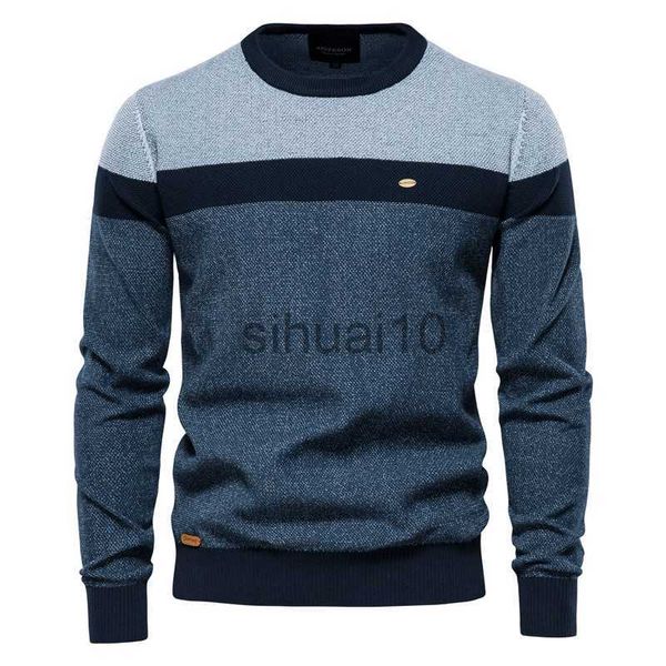 men's sweaters aiopeson spliced cotton sweater men casual o-neck pullover knitted sweaters male new winter brand mens sweaters j230808, White;black
men's sweaters aiopeson spliced cotton sweater men casual o-neck pullover knitted sweaters male new winter brand mens sweaters j230808, White;black