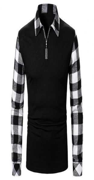 men039s casual shirts men pullover shirt 2022 turndown collar long sleeve fashion streetwear plaid splicing knitted tshirts f6678189, White;black
men039s casual shirts men pullover shirt 2022 turndown collar long sleeve fashion streetwear plaid splicing knitted tshirts f6678189, White;black