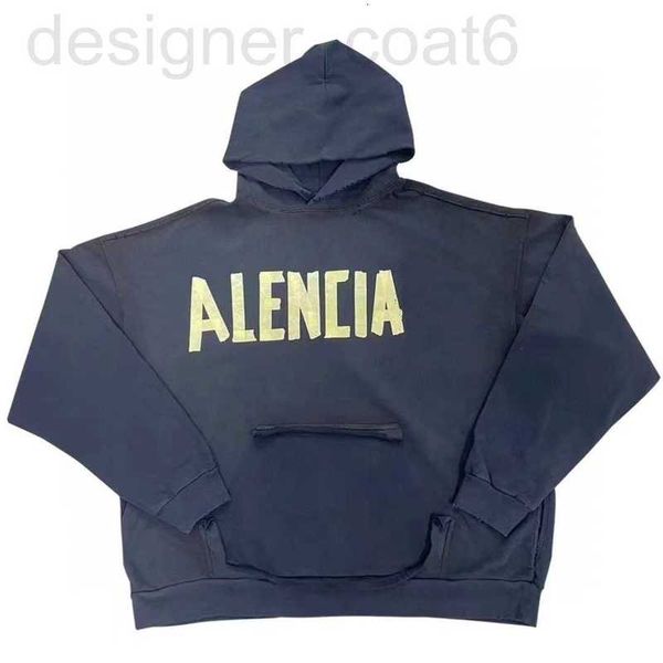 women's hoodies & sweatshirts designer 23s high edition b family autumn/winter new american pattern paper bandage hoodie couple loose, Black
women's hoodies & sweatshirts designer 23s high edition b family autumn/winter new american pattern paper bandage hoodie couple loose, Black