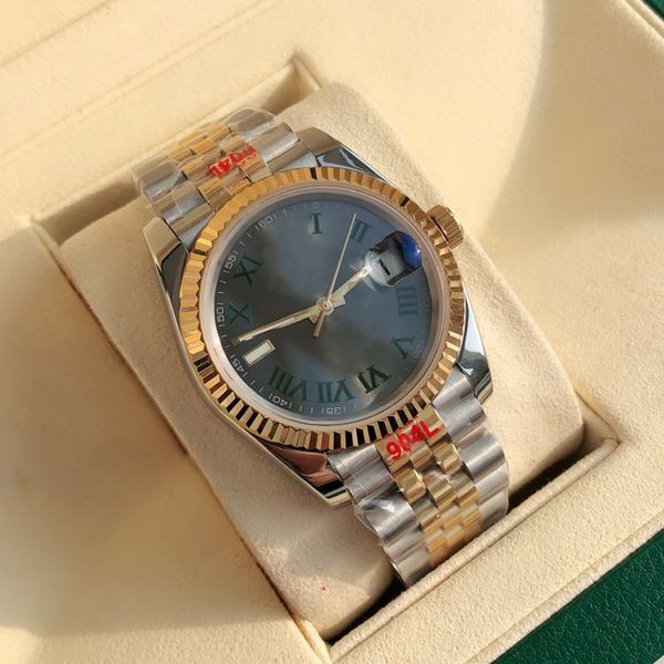 Designer Men's Watch 41mm/36mm Luxury Women's Watch Blue dial waterproof 904L stainless steel sapphire waterproof automatic mechanical watch montre de luxe factory, White
Designer Men's Watch 41mm/36mm Luxury Women's Watch Blue dial waterproof 904L stainless steel sapphire waterproof automatic mechanical watch montre de luxe factory, White