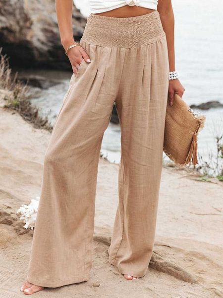 women s pants s foridol spring summer cotton linen women pockets solid casual white wide leg office lady long trousers khaki 2023 230808, Black;white
women s pants s foridol spring summer cotton linen women pockets solid casual white wide leg office lady long trousers khaki 2023 230808, Black;white