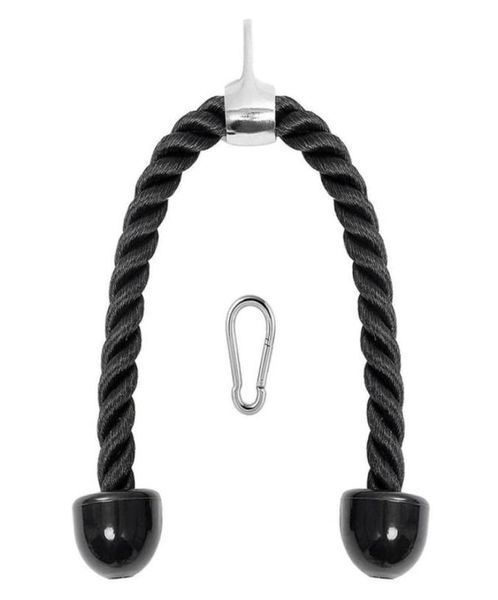 heavy duty tricep rope 27in pull down fitness cable attachment machine coated nylon rope with snap hook25081084548534
heavy duty tricep rope 27in pull down fitness cable attachment machine coated nylon rope with snap hook25081084548534