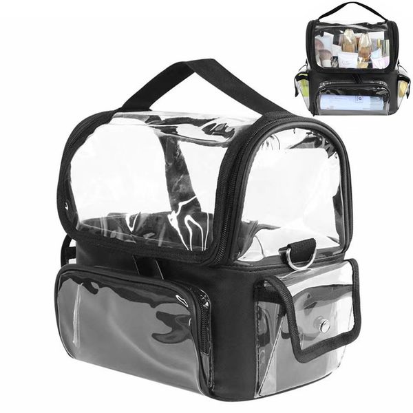 cosmetic bags cases pvc women's cosmetic bags salon makeup tool backpack hairdressing storage transparent waterproof travel bag barber
cosmetic bags cases pvc women's cosmetic bags salon makeup tool backpack hairdressing storage transparent waterproof travel bag barber
