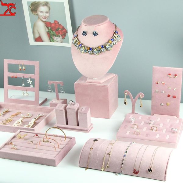 jewelry boxes rack display pink velvet cloth window necklace ring props highend combination 230808, Black;white
jewelry boxes rack display pink velvet cloth window necklace ring props highend combination 230808, Black;white