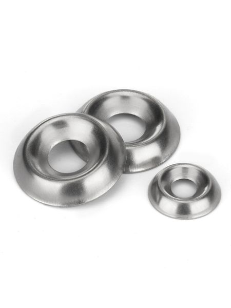304 stainless steel bowl type conical washer countersunk washers concave-convex hollow fisheye gasket customization available 
304 stainless steel bowl type conical washer countersunk washers concave-convex hollow fisheye gasket customization available