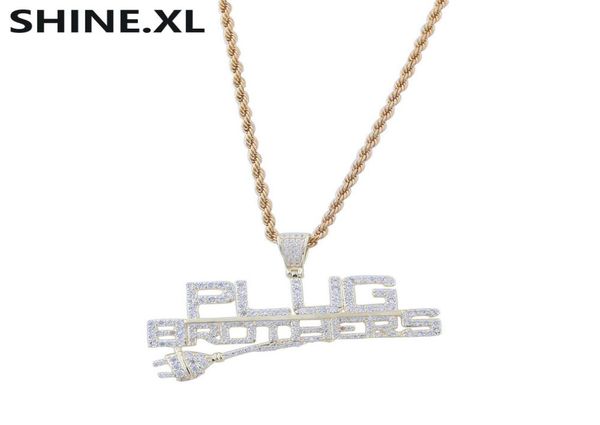 hip hop plug with letter pendant iced out full zircon 14k goldplated pendant necklace men bling street jewelry7627688, Silver
hip hop plug with letter pendant iced out full zircon 14k goldplated pendant necklace men bling street jewelry7627688, Silver