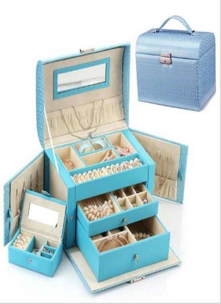 24 16 17cm european princess luxry three layers jewelry sets sundries cosmetics jewellry storage organizer box case bins cabinets23051451, Black;white
24 16 17cm european princess luxry three layers jewelry sets sundries cosmetics jewellry storage organizer box case bins cabinets23051451, Black;white