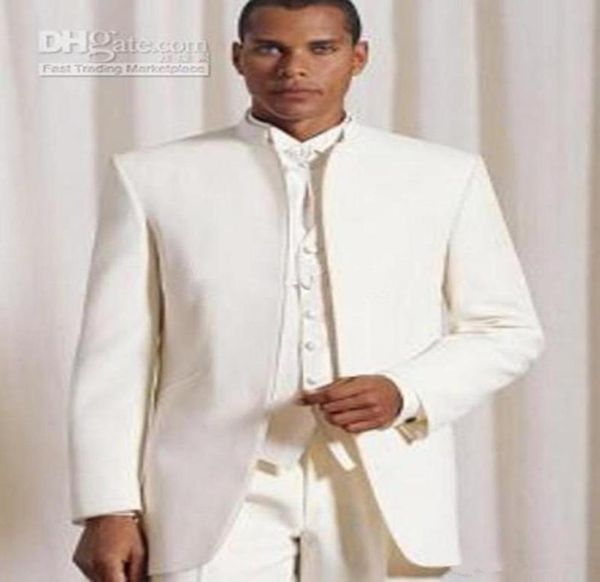 new stand collar ivory groom tuxedos groomsmen men wedding suits man suits prom clothing jacketpantsvesttie 410515820078637422, Black;gray
new stand collar ivory groom tuxedos groomsmen men wedding suits man suits prom clothing jacketpantsvesttie 410515820078637422, Black;gray