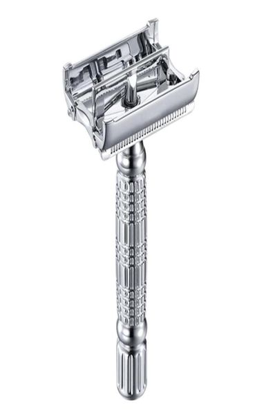 safety razor chrome alloy with packing sliver unscrew double edge razors turret manual shaver face care shaving razor7098253
safety razor chrome alloy with packing sliver unscrew double edge razors turret manual shaver face care shaving razor7098253