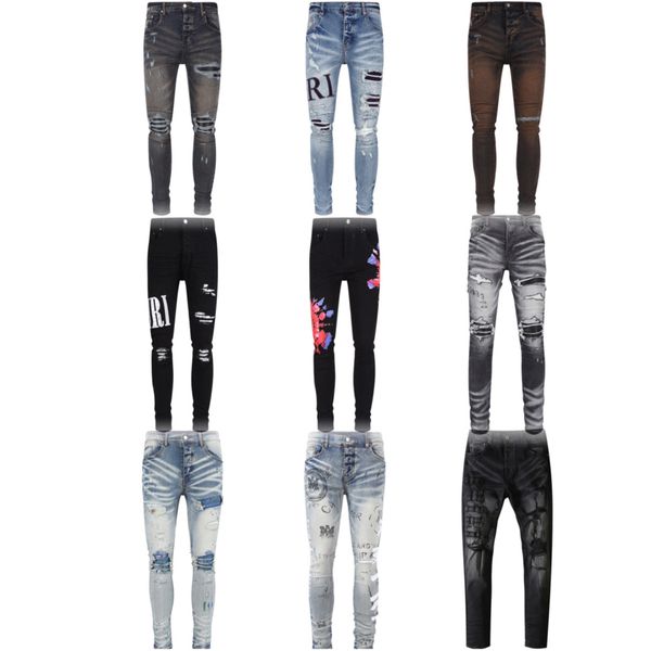 mens jeans designer jeans luxury designer skinny jeans fashion denim pants mens distressed ripped biker black blue purple jeans slim pants s
mens jeans designer jeans luxury designer skinny jeans fashion denim pants mens distressed ripped biker black blue purple jeans slim pants s