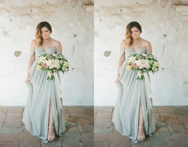 side split plus size bridesmaid dresses 2017 new long for wedding guest dress sage chiffon off shoulder party maid of honor g2719196, White;pink
side split plus size bridesmaid dresses 2017 new long for wedding guest dress sage chiffon off shoulder party maid of honor g2719196, White;pink