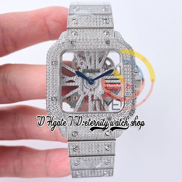 sf twf0007 swiss ronda 4s20 quartz mens watch fully iced out diamonds bezel roman markers skeleton diamond dial stainless bracelet super edi, Slivery;brown
sf twf0007 swiss ronda 4s20 quartz mens watch fully iced out diamonds bezel roman markers skeleton diamond dial stainless bracelet super edi, Slivery;brown