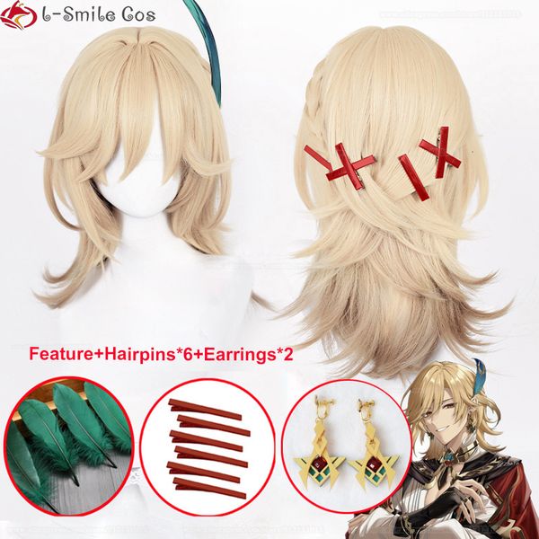 cosplay wigs kaveh cosplay wig game genshin impact kaveh wigs 50cm long linen gold with braid heat resistant hair wigs wig cap 230808, Black
cosplay wigs kaveh cosplay wig game genshin impact kaveh wigs 50cm long linen gold with braid heat resistant hair wigs wig cap 230808, Black