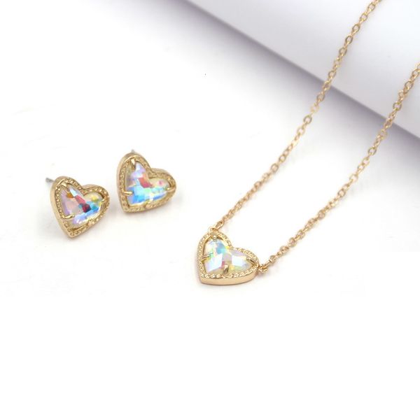 wedding jewelry sets rainbow ab color glass small heart claw gem stone love stud earrings necklace jewerly set for women 230808, Slivery;golden
wedding jewelry sets rainbow ab color glass small heart claw gem stone love stud earrings necklace jewerly set for women 230808, Slivery;golden
