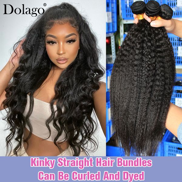 lace kinky straight bundles weave coarse yaki weaving raw indian human hair with closure for women 230807, Black;brown
lace kinky straight bundles weave coarse yaki weaving raw indian human hair with closure for women 230807, Black;brown