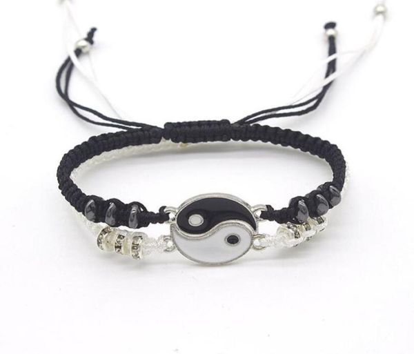 couple charm bracelets leather cord braid chain bracelet chinese tai chi alloy pendant twopiece woven lover gift3598787, Golden;silver
couple charm bracelets leather cord braid chain bracelet chinese tai chi alloy pendant twopiece woven lover gift3598787, Golden;silver