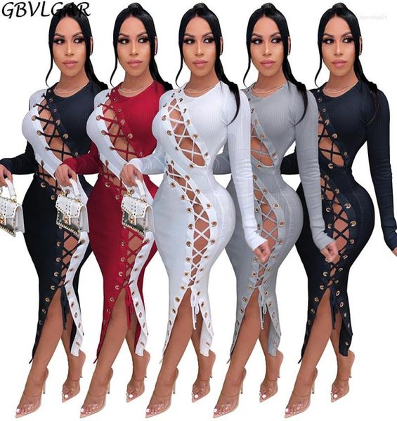 casual dresses autumn women long sleeve split bandage club party dress rib knit hollow out eyelet lace up maxi festival vesti7317337, Black;gray
casual dresses autumn women long sleeve split bandage club party dress rib knit hollow out eyelet lace up maxi festival vesti7317337, Black;gray
