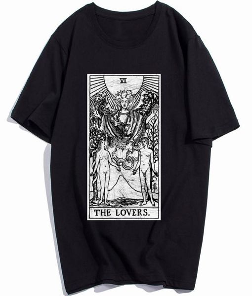 the lovers tarot card major arcana fortune telling occult mens t shirt crazy t shirt cotton printing3754599, White;black
the lovers tarot card major arcana fortune telling occult mens t shirt crazy t shirt cotton printing3754599, White;black