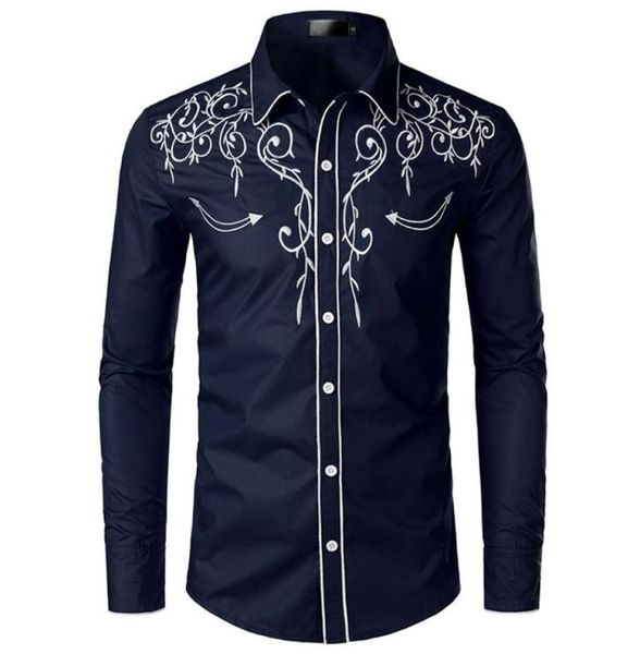 men stylish western cowboy shirt embroidery slim fit casual long sleeve shirts wedding party shirt for male2565524, White;black
men stylish western cowboy shirt embroidery slim fit casual long sleeve shirts wedding party shirt for male2565524, White;black