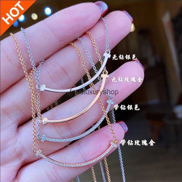 2023 new smile tiffanyity necklace women's colorful gift for valentine's day smile face pendant, Silver
2023 new smile tiffanyity necklace women's colorful gift for valentine's day smile face pendant, Silver