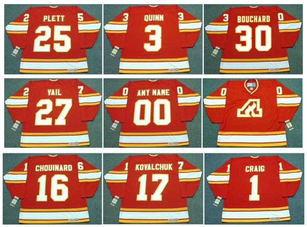 willi plett flames ccm throwback hockey jersey atlanta eric vail jim craig ilya kovalchuk dan bouchard jean pronovost pat quinn tom lysiak g, Black;red
willi plett flames ccm throwback hockey jersey atlanta eric vail jim craig ilya kovalchuk dan bouchard jean pronovost pat quinn tom lysiak g, Black;red