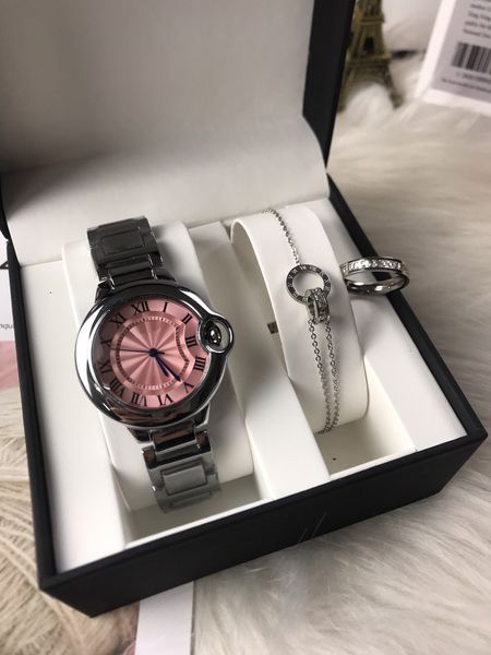 2023 high-quality men's and women's watches high-end classic blue balloon women's watch + ring + bracelet three-piece set, Slivery;golden
2023 high-quality men's and women's watches high-end classic blue balloon women's watch + ring + bracelet three-piece set, Slivery;golden