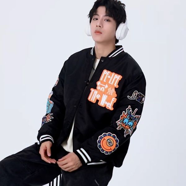 mens jackets mens fashion clothing trends bomber jacket punk rave korean coat men embroidered baseball female windbreaker uniform 230808, Black;brown
mens jackets mens fashion clothing trends bomber jacket punk rave korean coat men embroidered baseball female windbreaker uniform 230808, Black;brown