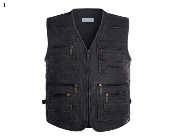 new middleaged vest spring and autumn casual outdoor vest multipocket pography cotton men039s clothing sleeveless jacket9229810, Black;white
new middleaged vest spring and autumn casual outdoor vest multipocket pography cotton men039s clothing sleeveless jacket9229810, Black;white