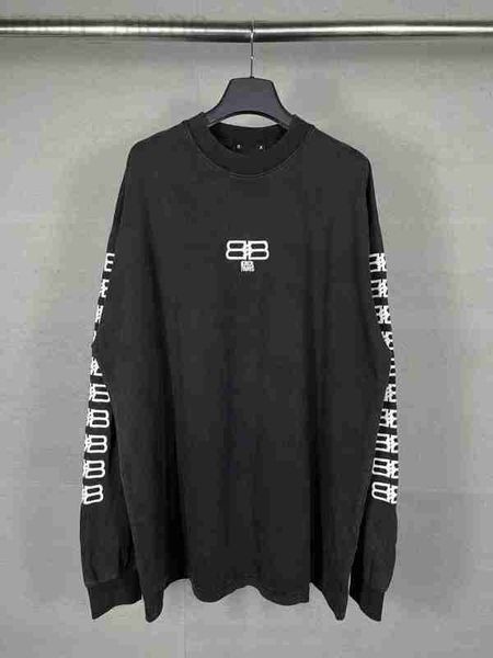 women's t-shirt designer high edition 2023 early autumn new b home network red bb embroidered men's and loose sleeve t-shirt under, White
women's t-shirt designer high edition 2023 early autumn new b home network red bb embroidered men's and loose sleeve t-shirt under, White