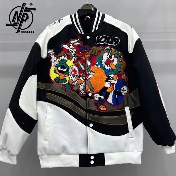 mens jackets cartoon embroidery bomber jacket men women american vintage motorcycle punk baseball long sleeves coats 230808, Black;brown
mens jackets cartoon embroidery bomber jacket men women american vintage motorcycle punk baseball long sleeves coats 230808, Black;brown