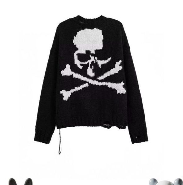 men039s jackets correct version dark back skull hole round neck knit sweater4474897, Black;brown
men039s jackets correct version dark back skull hole round neck knit sweater4474897, Black;brown