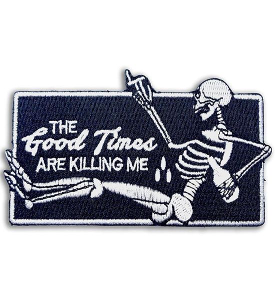 the good times are killing me sewing notions 100 embroidered iron on patches sew on skull novelty diy applique custom for clothin9456543, Black
the good times are killing me sewing notions 100 embroidered iron on patches sew on skull novelty diy applique custom for clothin9456543, Black