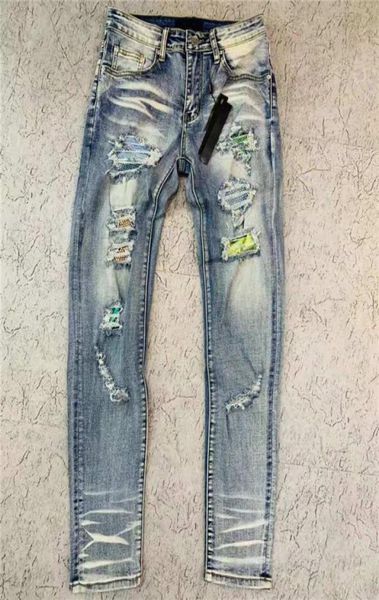 luxurys designer mens jeans casual embroidery vintage patchwork pants classic applique fashion holes motorcycle biker sl skinny 657473802, Blue
luxurys designer mens jeans casual embroidery vintage patchwork pants classic applique fashion holes motorcycle biker sl skinny 657473802, Blue